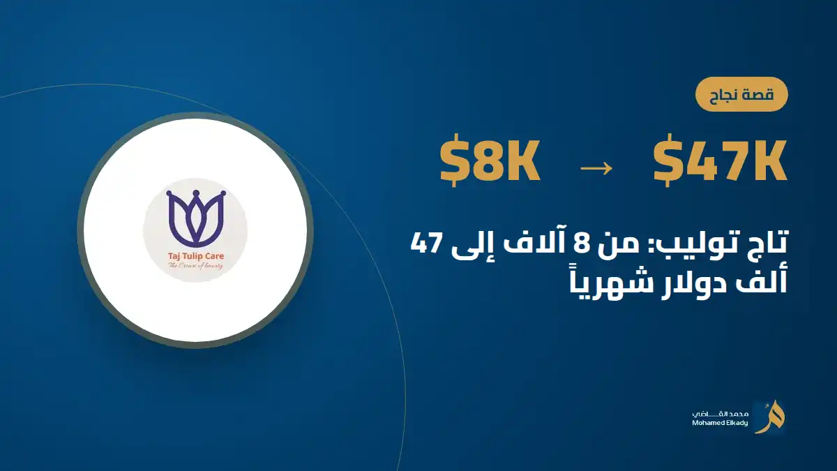 قصة نجاح تاج توليب: من 8 آلاف إلى 47 ألف دولار شهرياً